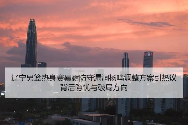 辽宁男篮热身赛暴露防守漏洞杨鸣调整方案引热议背后隐忧与破局方向