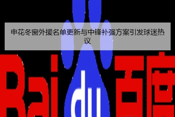 申花冬窗外援名单更新与中锋补强方案引发球迷热议